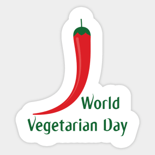 World Vegetarian Day Sticker